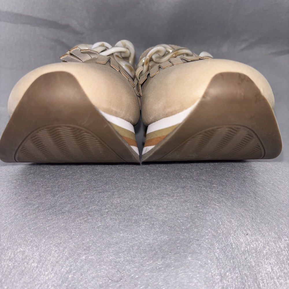 COCONUTS by Matisse Bess Platform Loafers Brown Chainlink Fringe Women's Size 8M - Picture 5 of 16